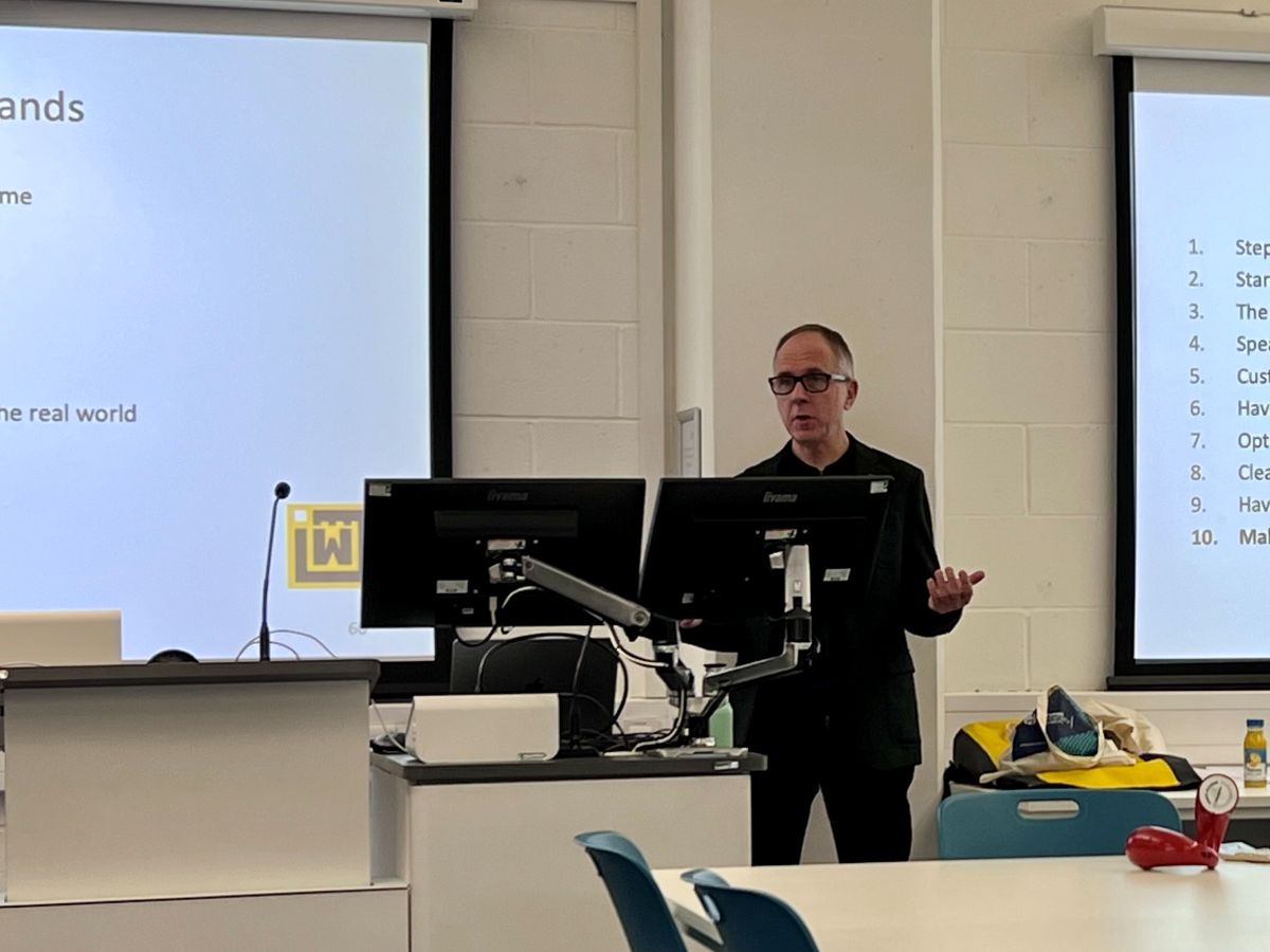 David Bonney Lecturing